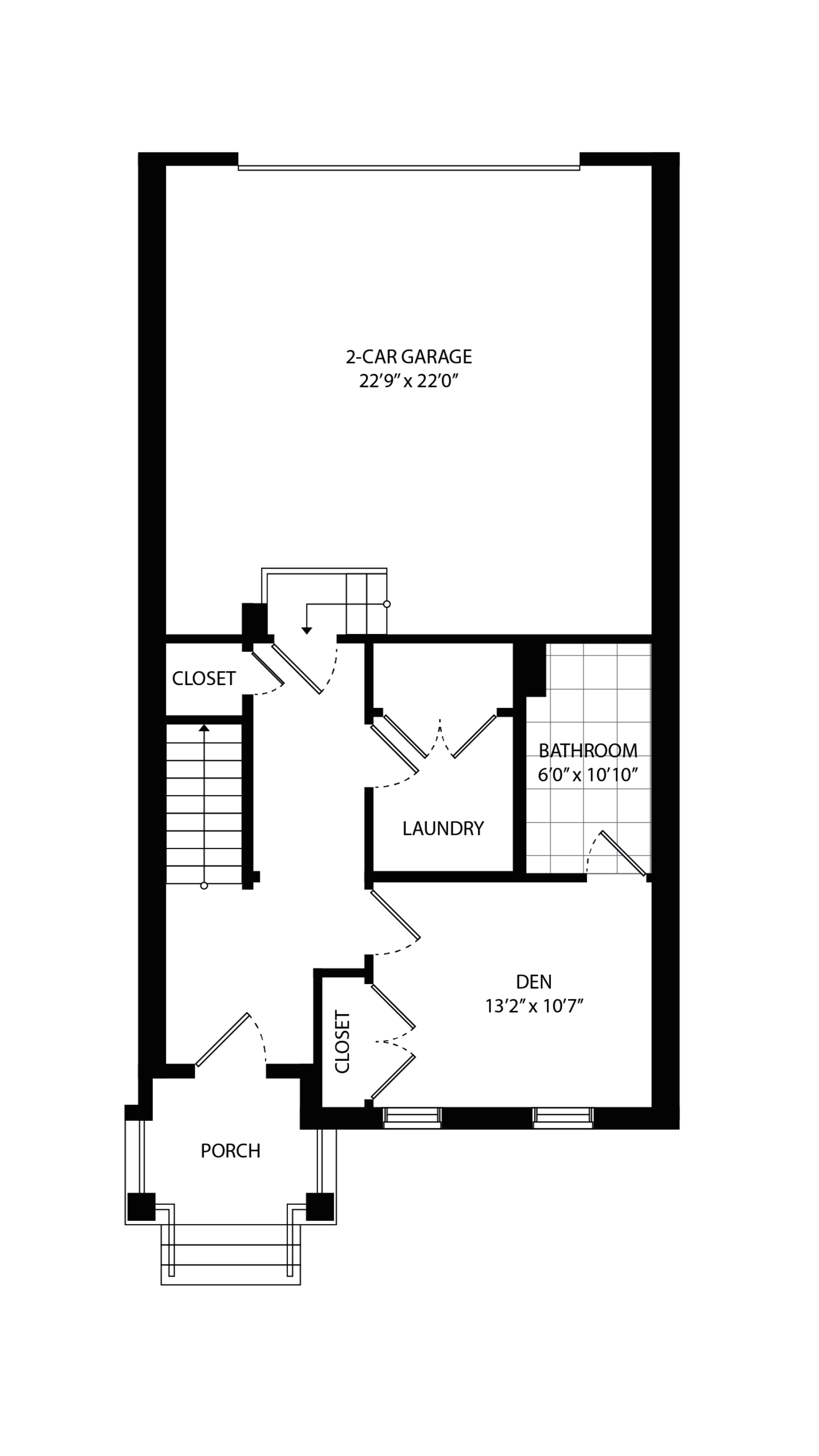3-BR Townhouse - First Floor