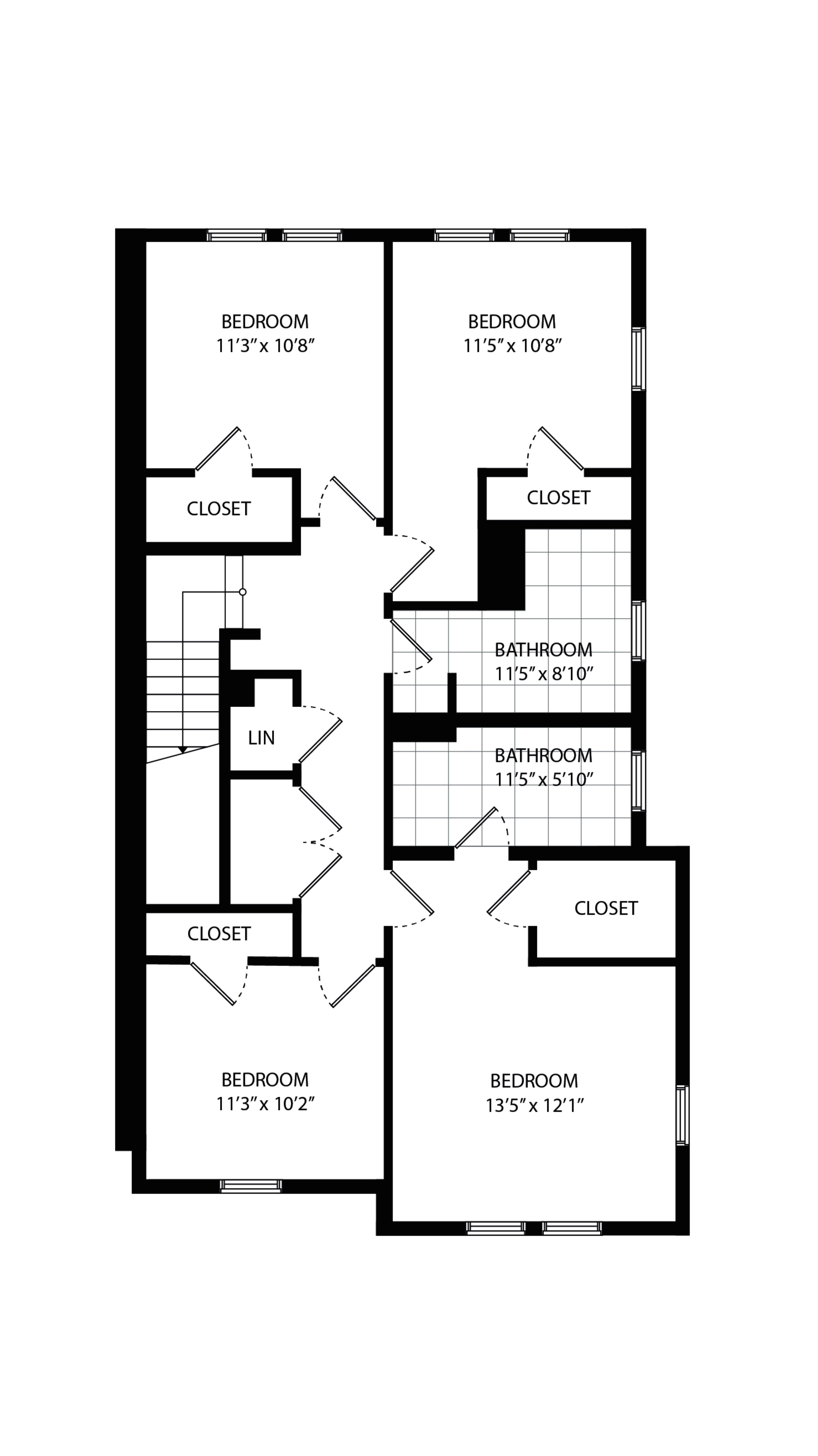 4-BR Townhouse I - Third Floor