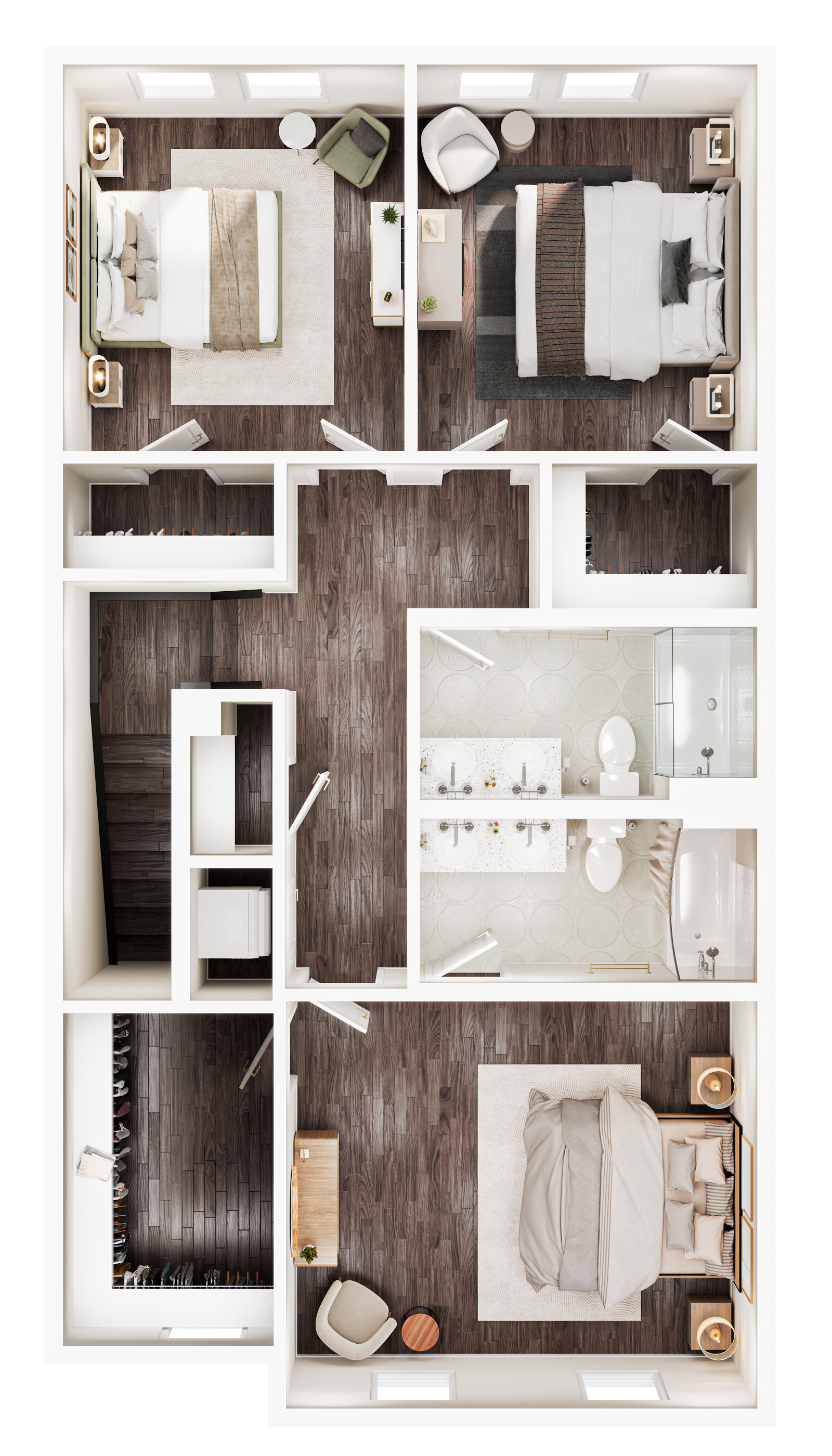 3-BR Townhouse - Third Floor