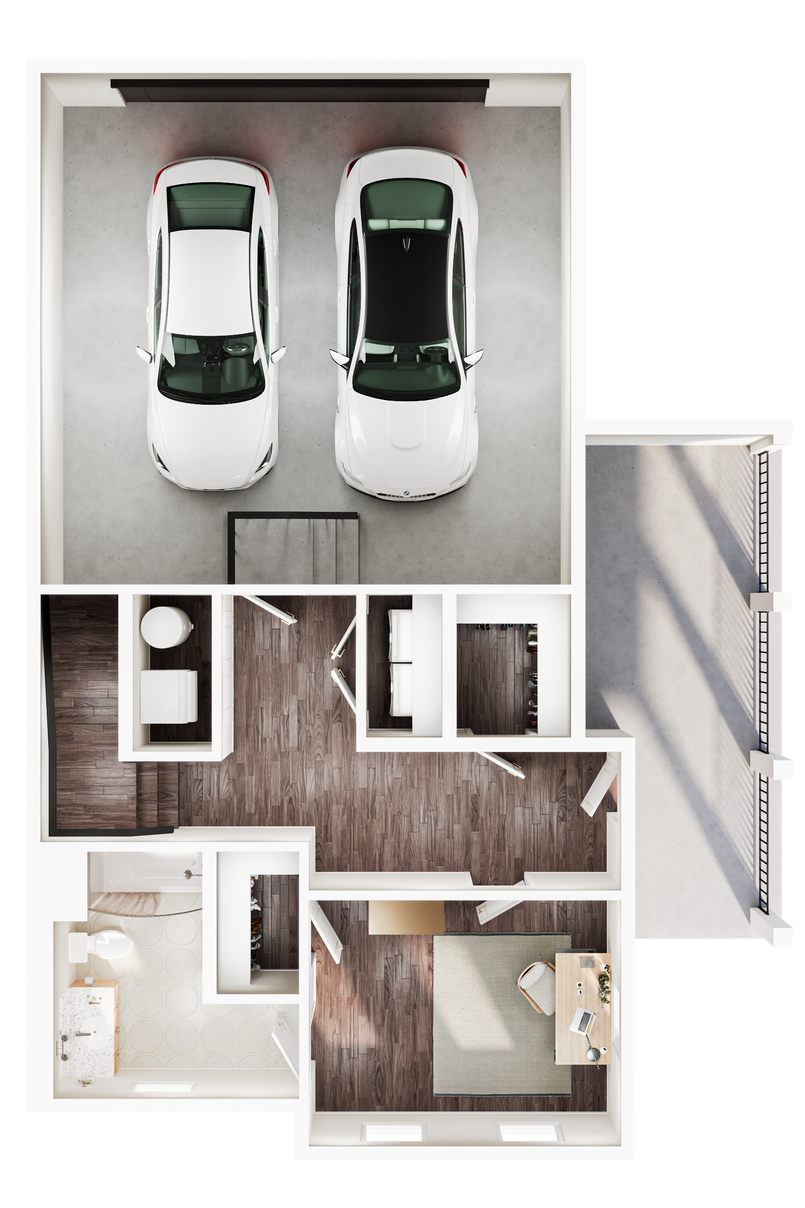 4-BR Townhouse I - First Floor