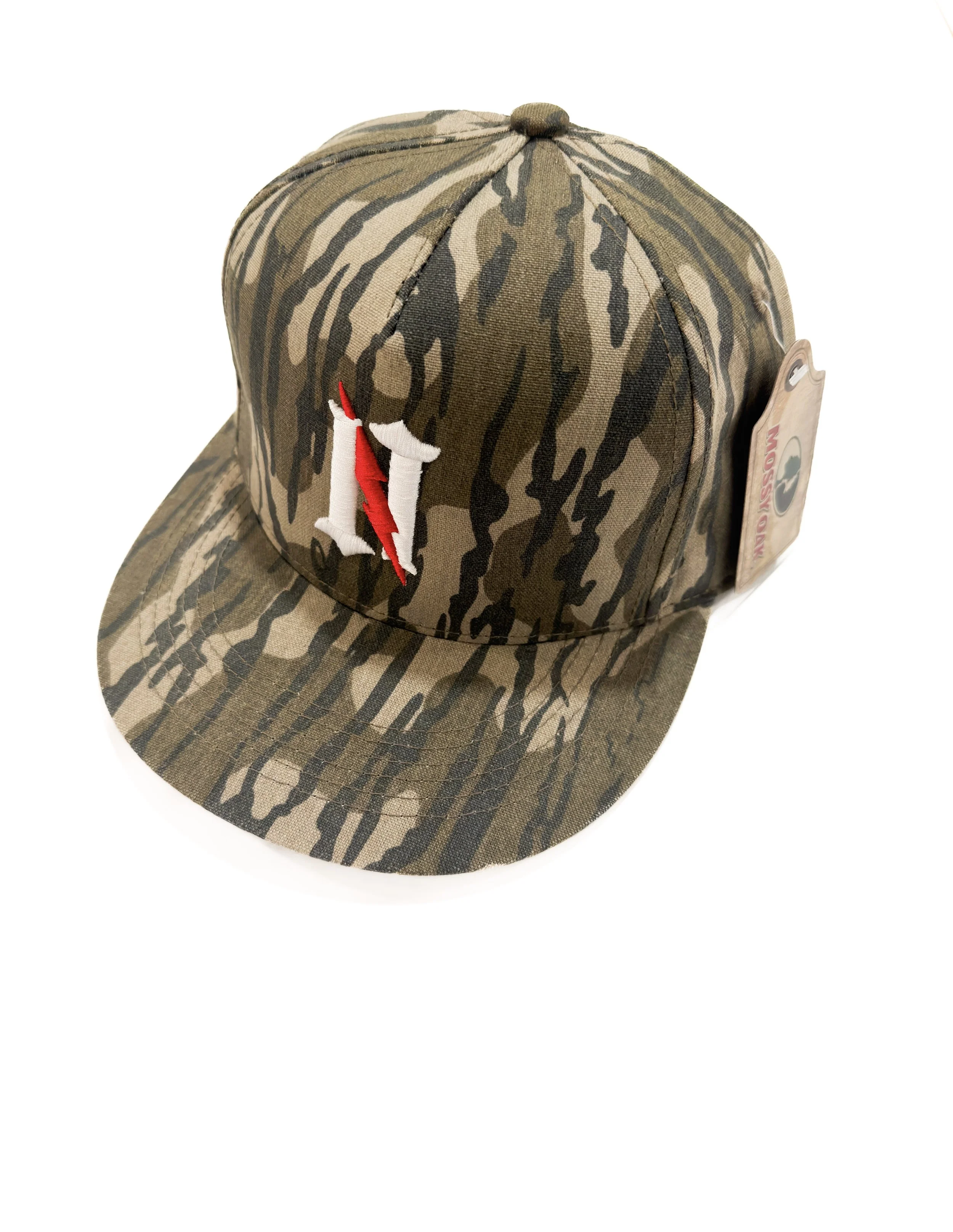 High Crown Bottomland Camo Snapback