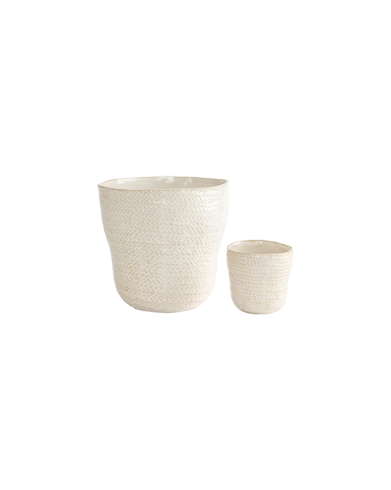 Textured Ceramic Pot