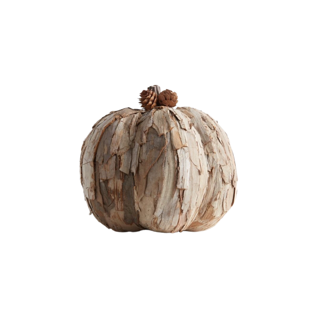 Small Wood Chip Pumpkin + Reviews | Crate &amp; Barrel