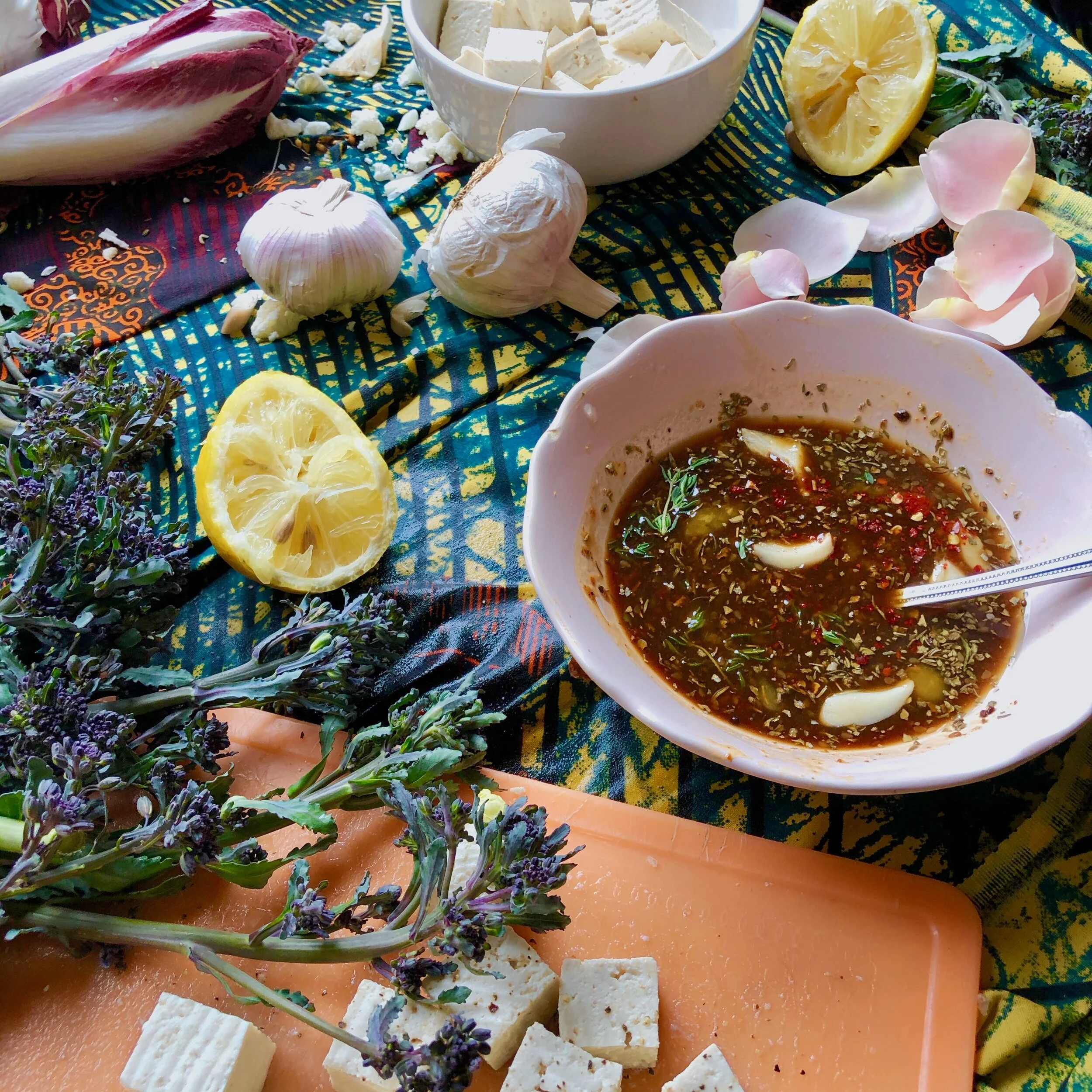 healthy sauce making fresh herb recipe 