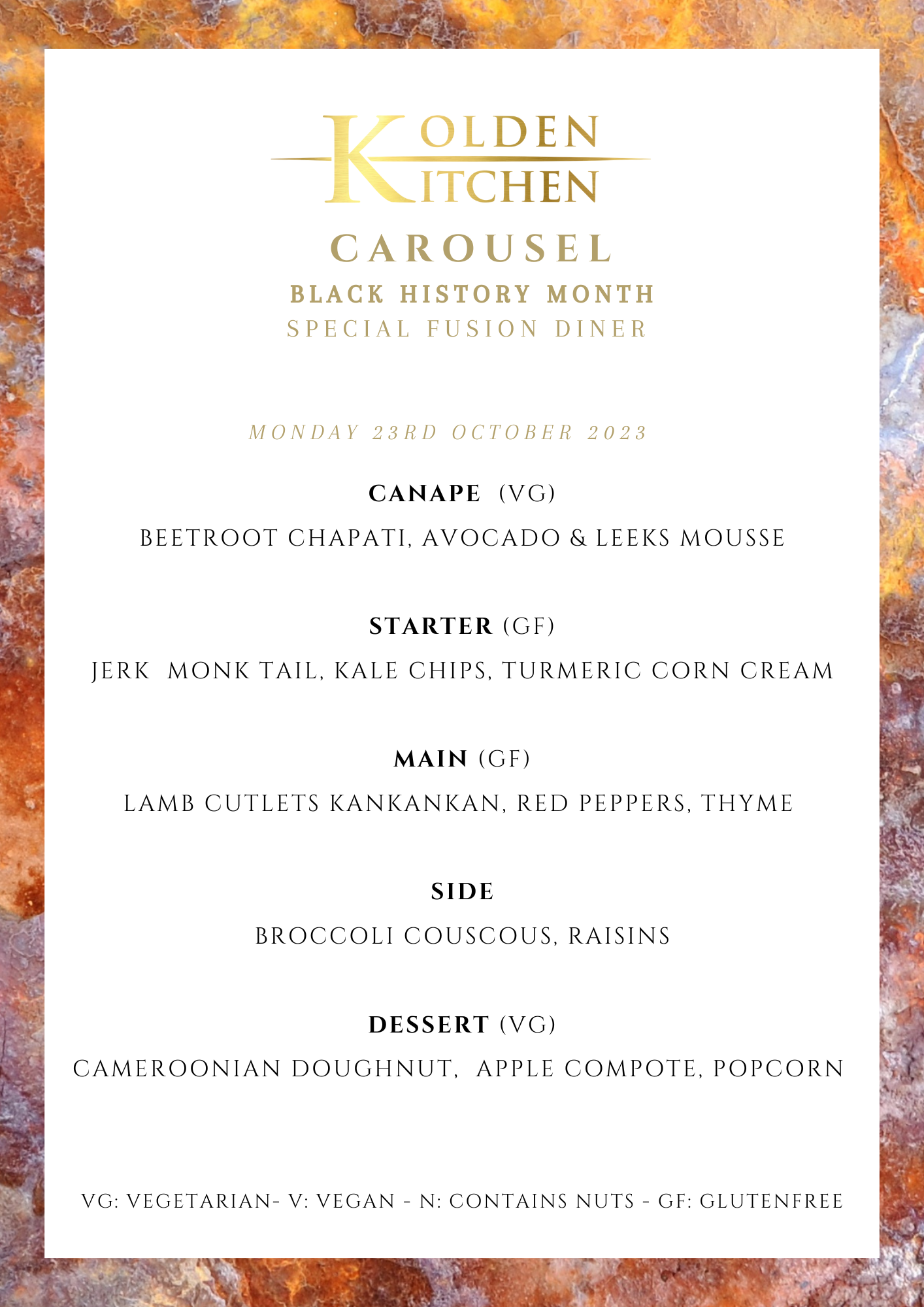 Carousel guest list