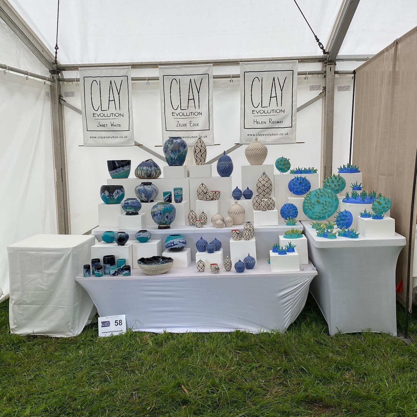 We are all set up!! Come and see us @celebratingceramics @waterperrygardens this weekend 16-18 July Stand E58.

Book tickets from www.celebratingceramics.co.uk

#londonpotters #lpmember #ceramicsculpture #celebratingceramics #waterperrygardens #where