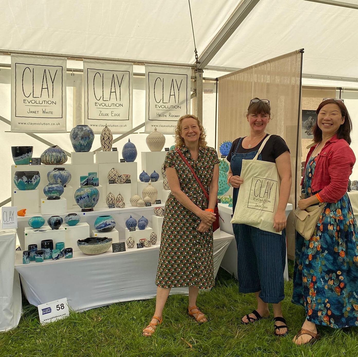 A massive THANK YOU to family, friends, followers, fellow ceramicists and customers to our stand @celebratingceramics last weekend. We value your support. News on how to join our mailing list soon! 

@london.potters 
#londonpotters
#lpmember
#pottery