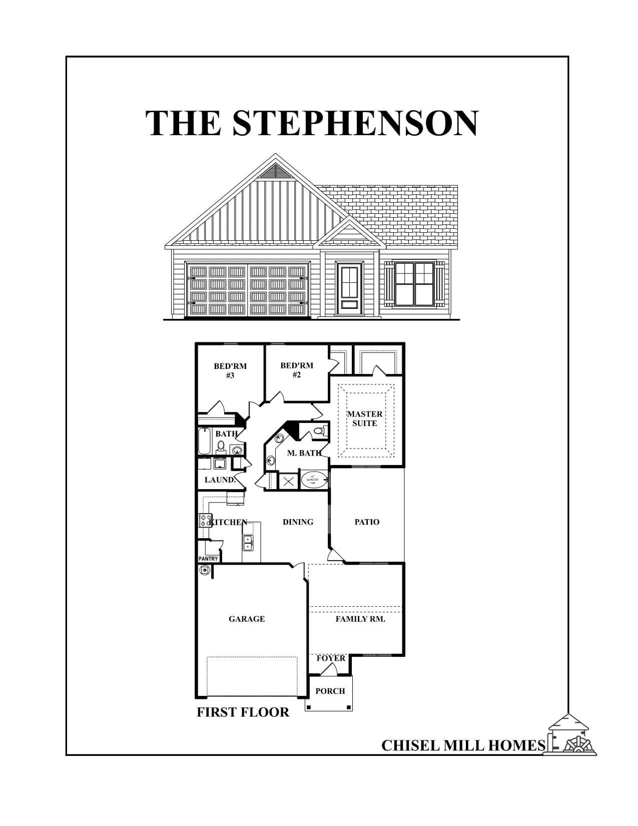 The Stephenson — Chisel Mill Homes New homes built in Atlanta and surrounding areas