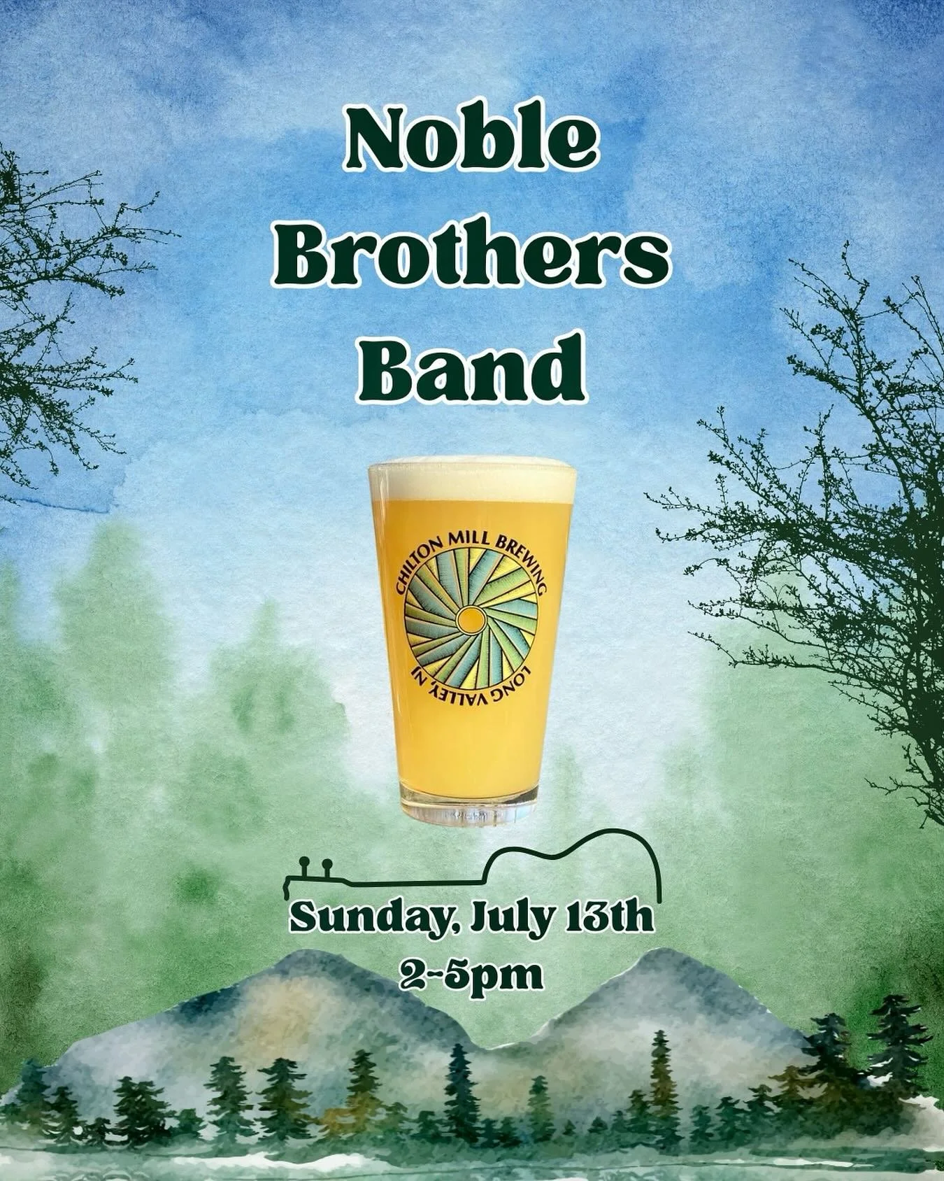 @thenoblebrothers_band will@be back at Chilton Mill on the patio this Sunday from 2-5pm!

Also @dustyroadsvans will be set up with some friends to show off their Adventure Vans that are available to rent for all your outdoor pursuits! 

Stay tuned as