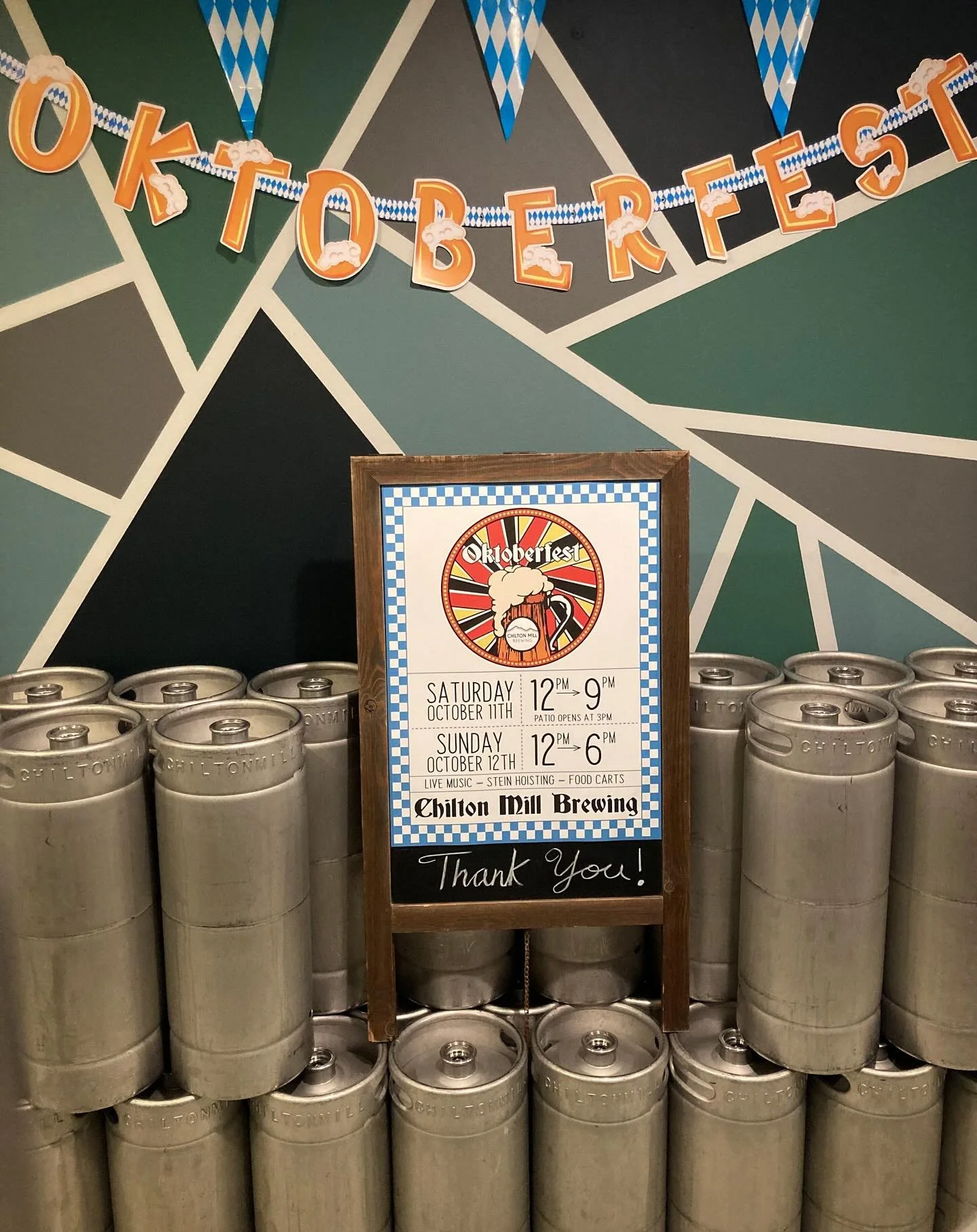 As we begin to close up tonight after an amazing Oktoberfest, we wanted to extend our deepest gratitude to everyone who came out and supported us this past weekend. Despite a dismal weather forecast, you still all showed up and helped make it a great