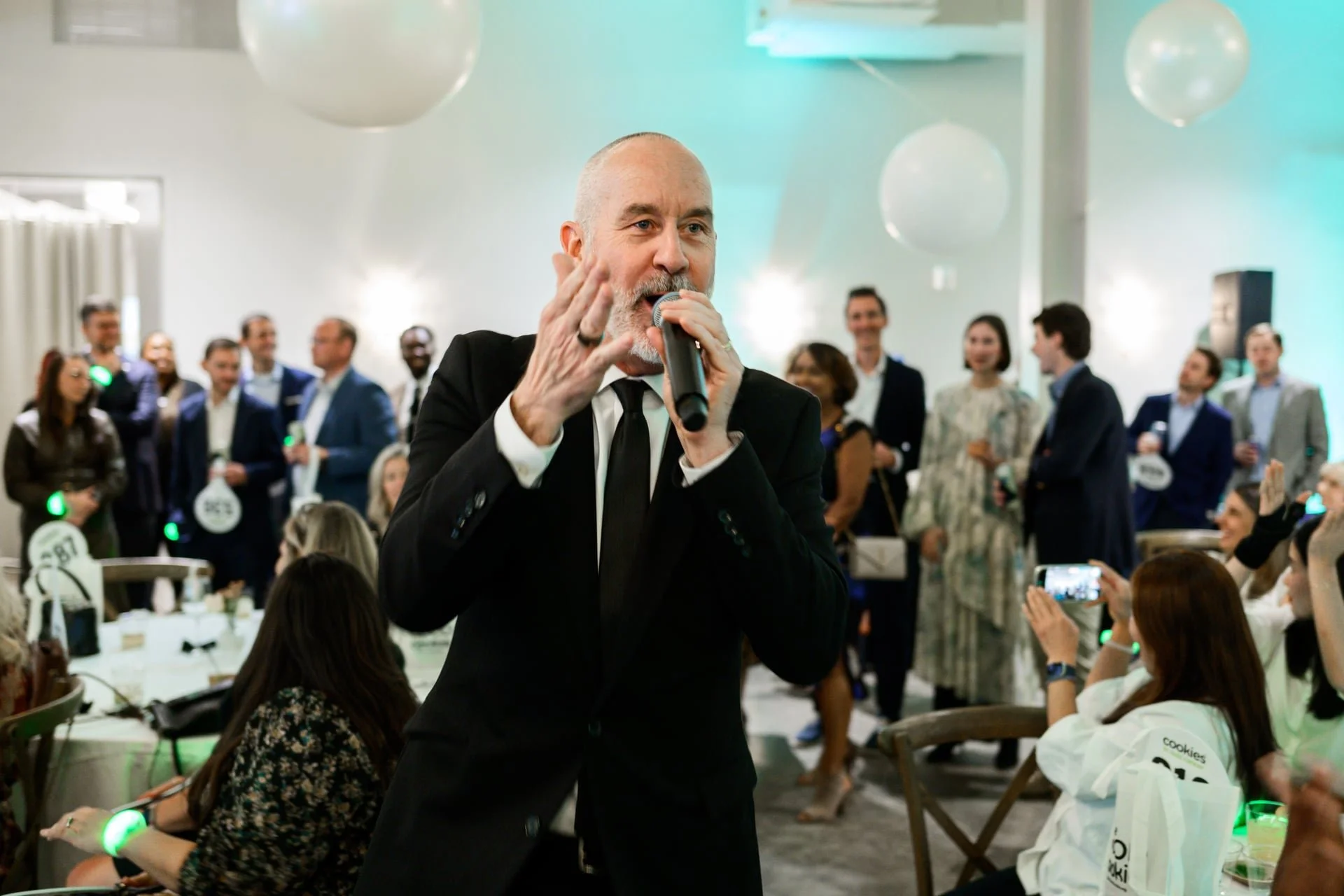 event photographer in Charlotte capturing moment from Cookies For Kids Cancer event