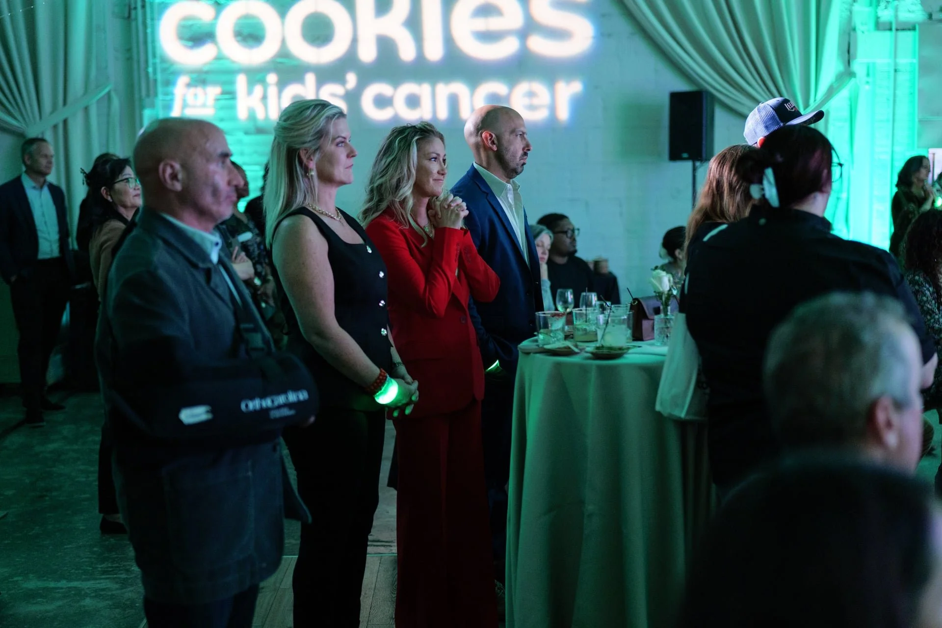 emotional moment at The Casey captured by Charlotte event photographer