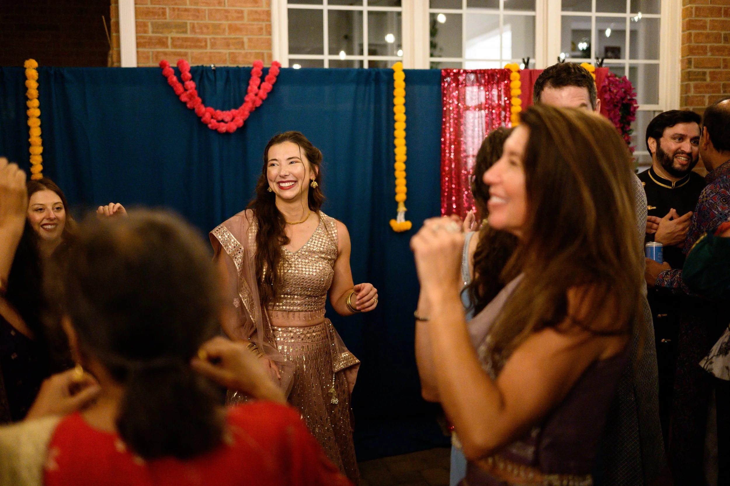 Chethan &amp; Mahala’s Backyard Wedding in Charlotte, NC - An Indian-Inspired Celebration