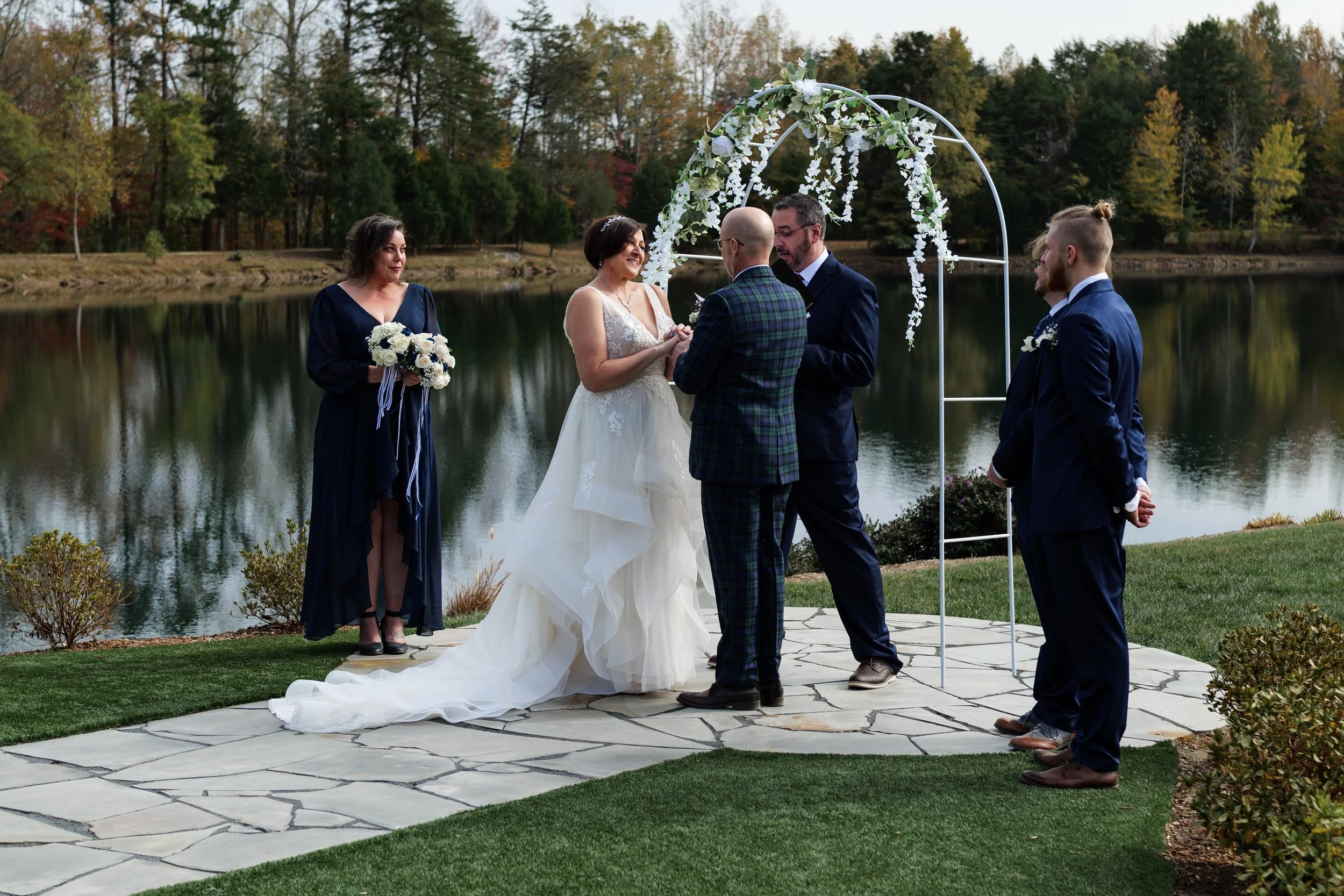  Charlotte documentary wedding photographer capturing candid vows 