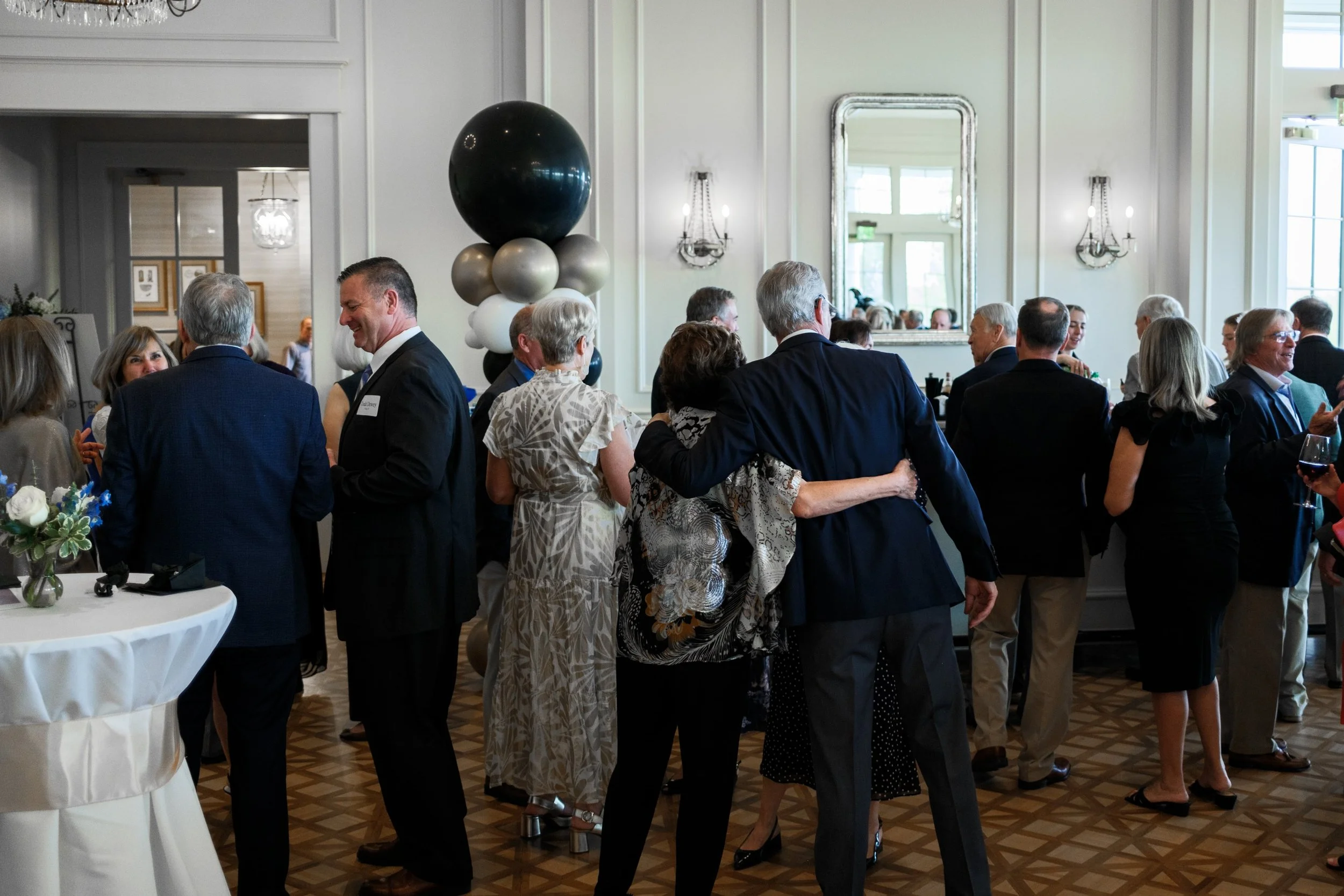 Corporate retirement party at The Duke Mansion by Charlotte event photographer Brandon Pickett