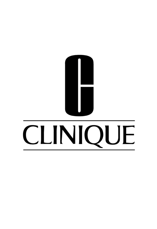 Clinique logo with stylized 'C' and brand name