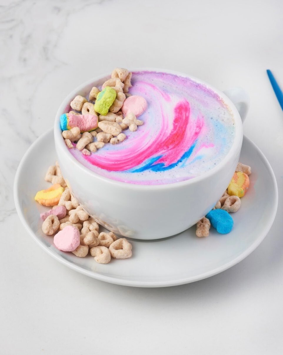 Coffee+cereal=unicorns
The only equation that matters ☕️🦄

Who would&rsquo;ve thought 🤷🏻&zwj;♀️ This magical latte definitely played a huge part in the TMA come up 💫 Ask for a flying and spike up your life a bit ✈️🥃

&mdash;&mdash;&mdash;&mdash;