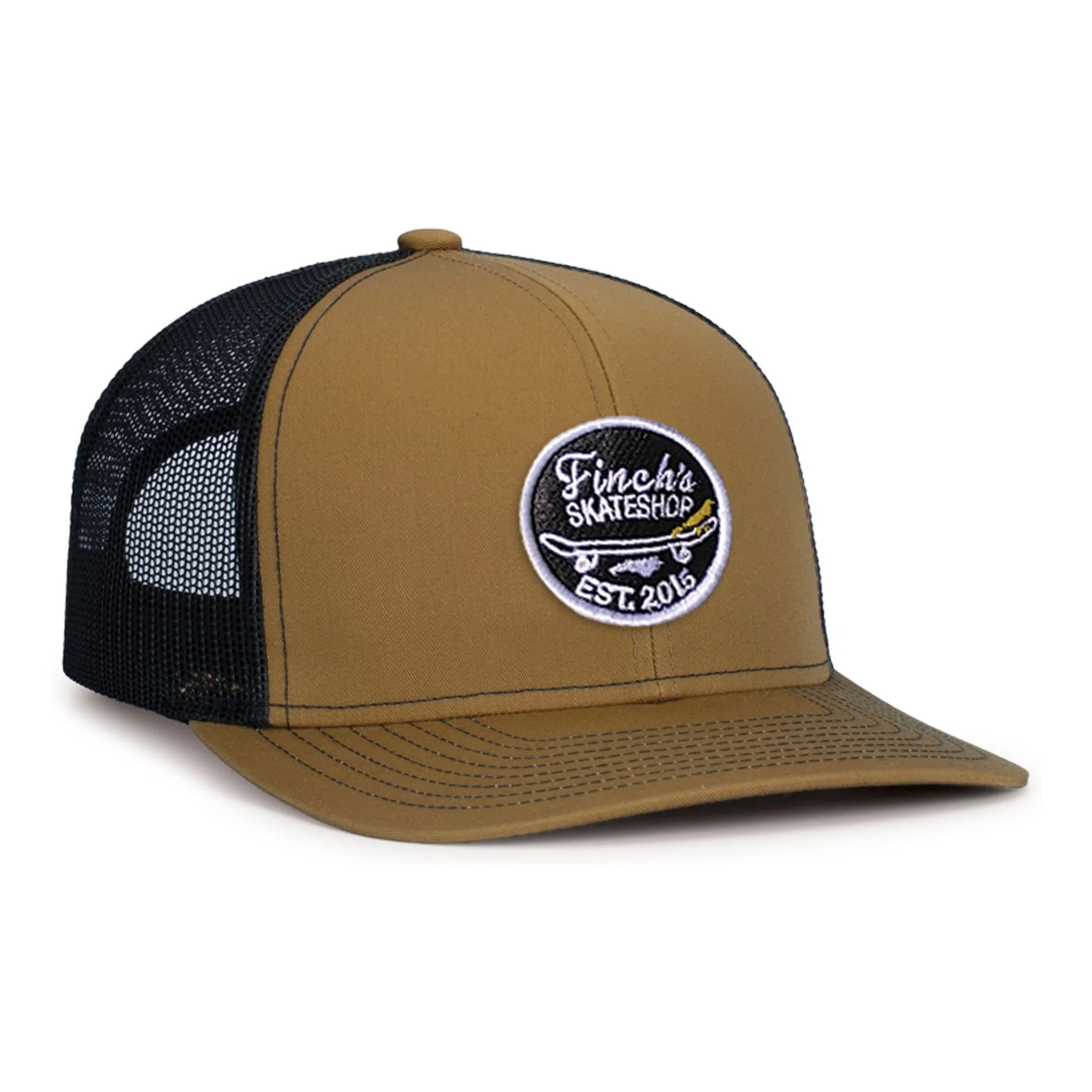 Trucker Snap Back Hat with Patch