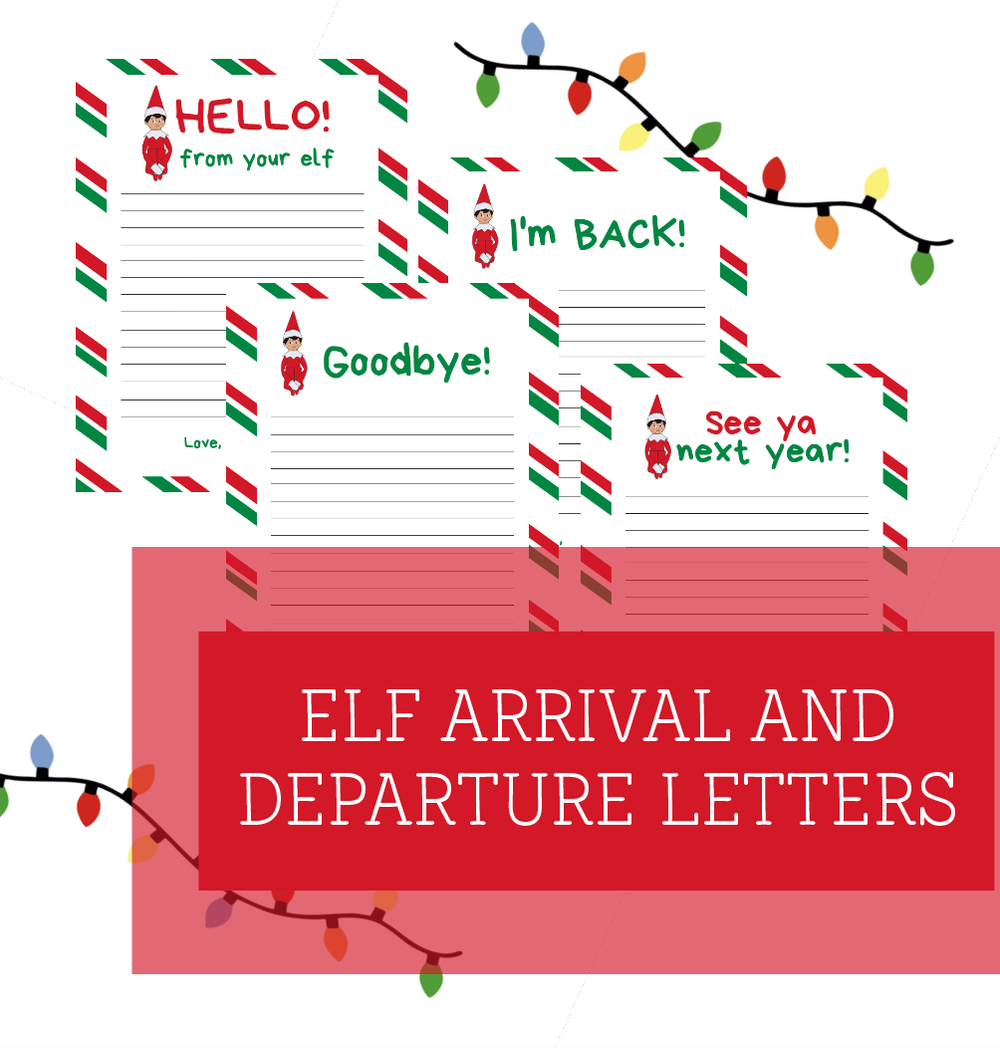 Elf on the Shelf Letters 2 Free Printables — Sequins & Lipstick