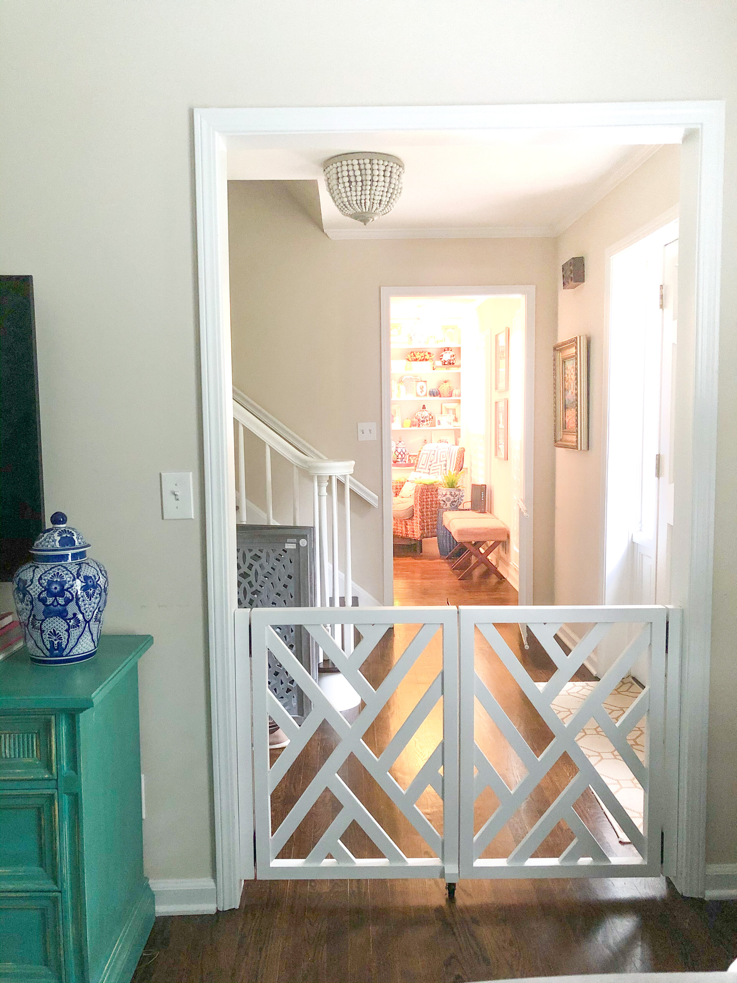 geometric dog gate custom dog gate baby gate Sequins Lipstick