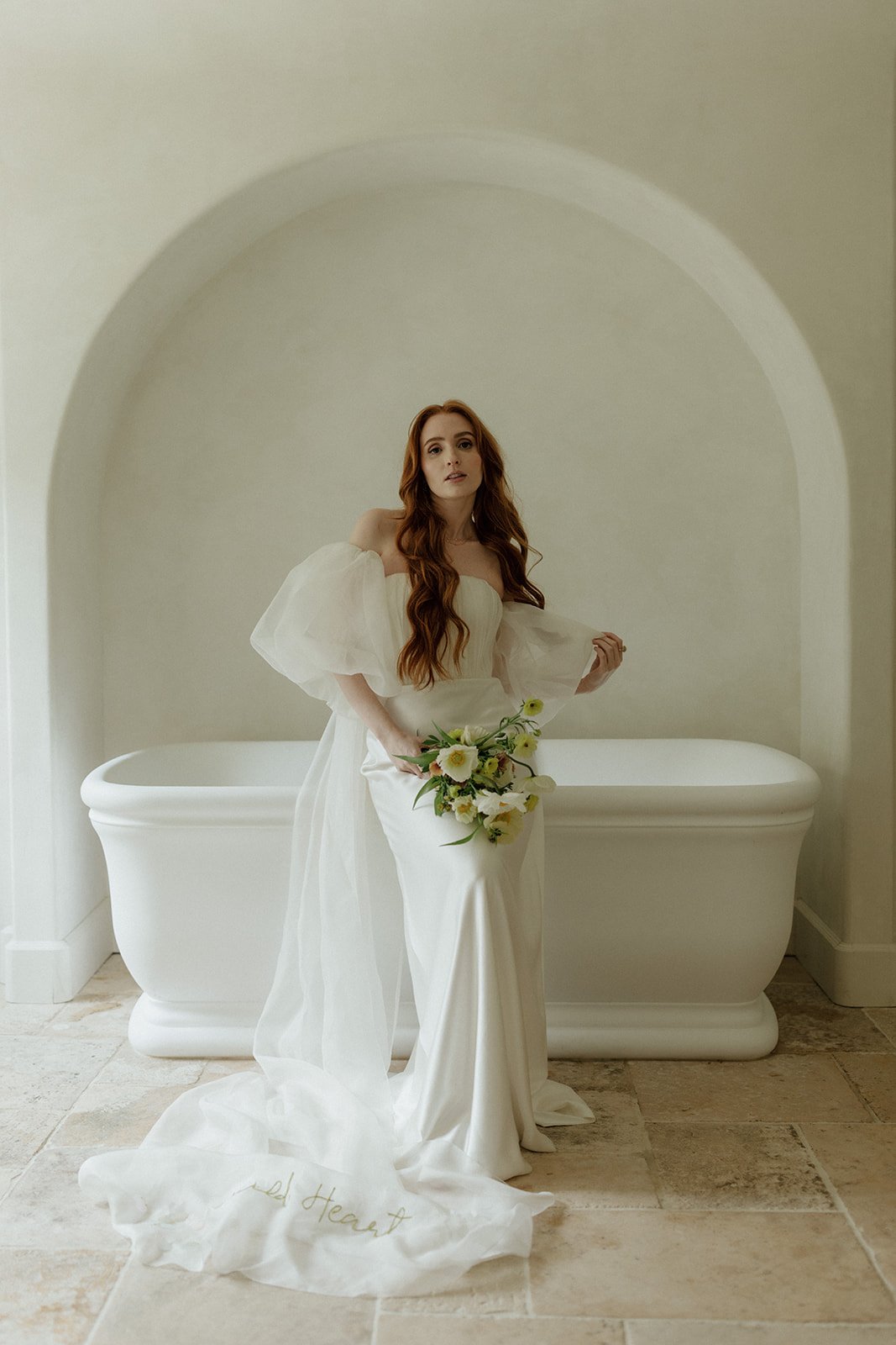 Rosa dress & Paris cape WH X Christina Sfez