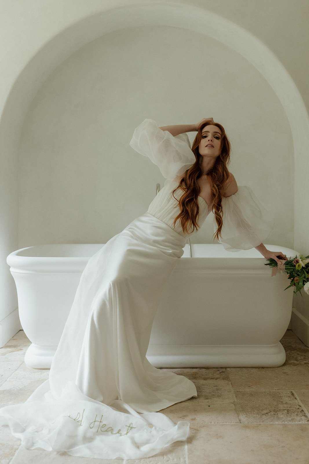 Rosa dress & Paris cape WH X Christina Sfez