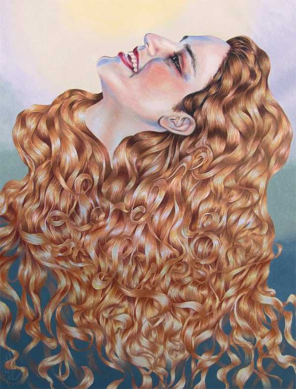 "Psalm 18:46" Marker and Colored Pencil on Paper, 2017, 18 x 24 inches (45.72 x 60.96 cm)