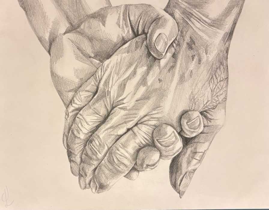 "Always" Graphite on Paper, 2024, 11 x 14 inches (28 x 35.5 cm)