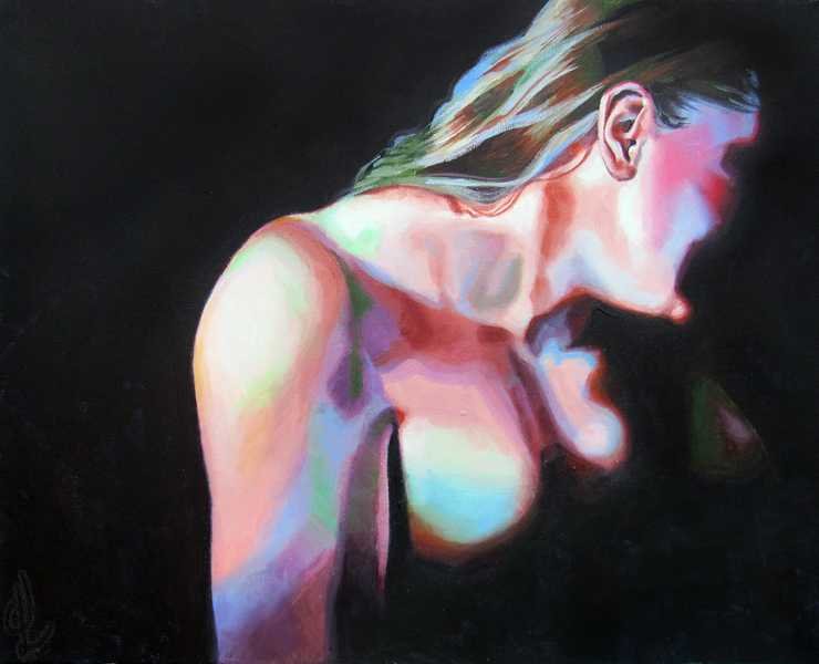 "Consume" Acrylic on Canvas, 2020, 30 x 24 inches (76.2 x 60.96 cm)