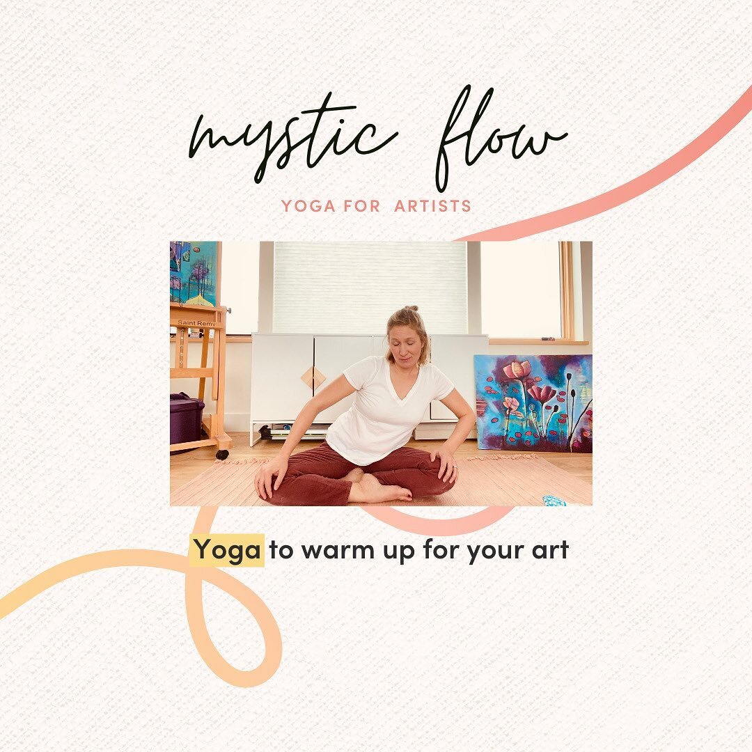 I started a YouTube channel just for you, Artistic Mystic! 

Yup, you read that right!

(You can check it out now if you want----&gt; link in bio, &ldquo;Yoga For Artists&rdquo; button)
⠀⠀⠀⠀⠀⠀⠀⠀⠀
⠀⠀⠀⠀⠀⠀⠀⠀⠀
🧘&zwj;♀️Step into your creative, mystic flo