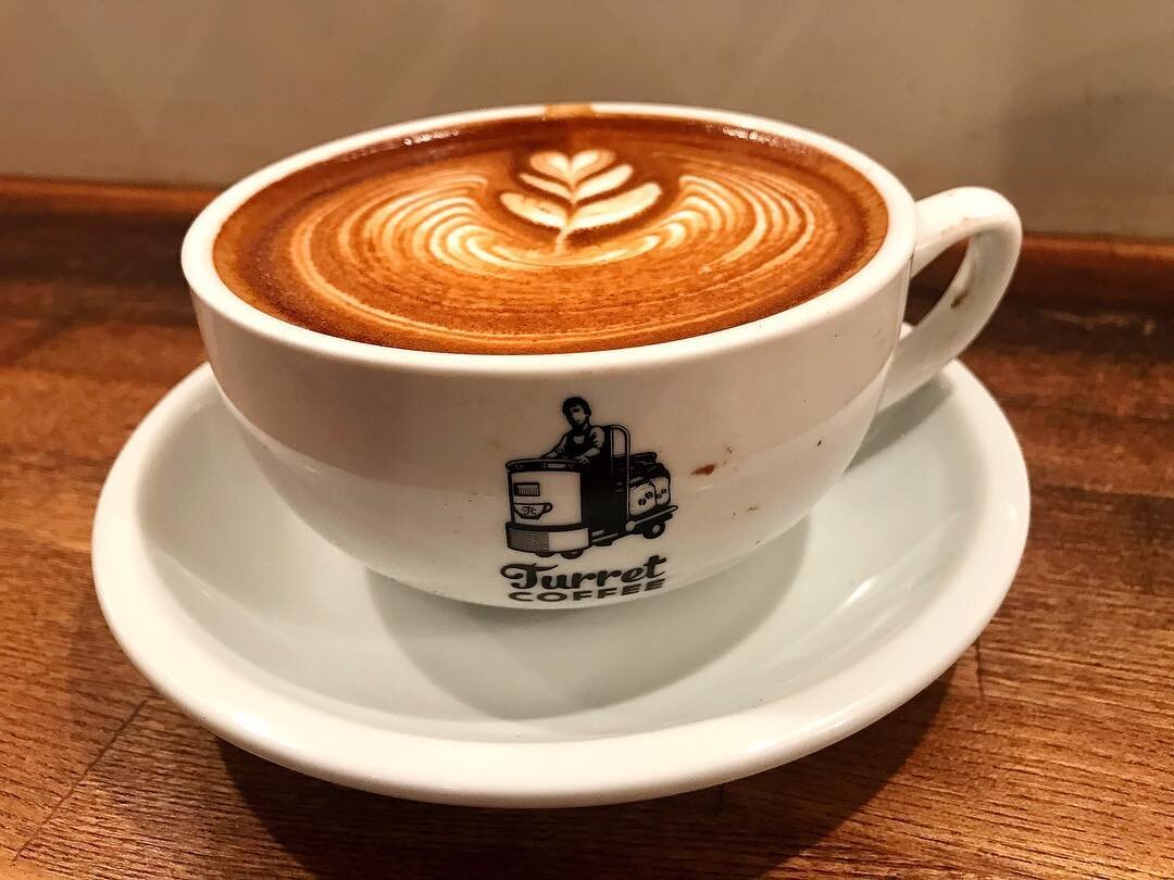 Today&rsquo;s caffeine fix ☕️ #turretcoffee #turretlatte #coffeelover #caffeineaddict #japan #tokyo #tsukiji #koheecoffee #followus