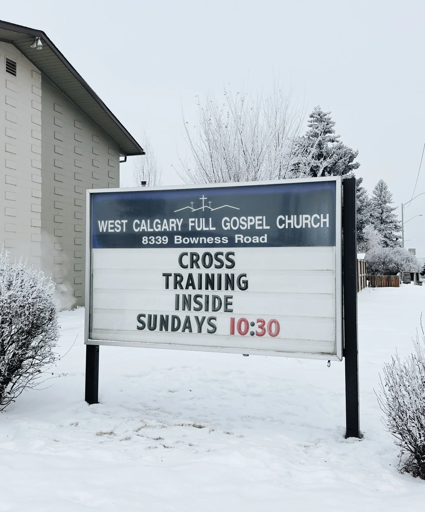 Cross training inside ✝️✨ Strength for your muscles is great&hellip;strength for your soul? Even better. Join us Sunday!