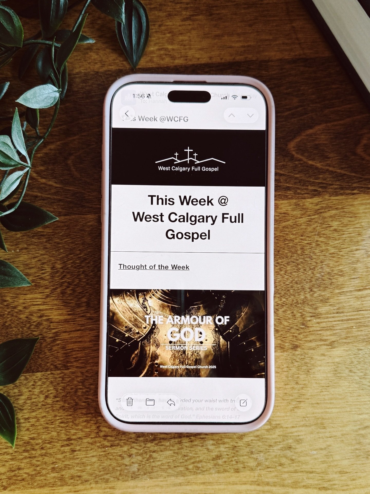 Want a simple way to stay connected during the week? 

Our weekly email newsletter goes out once a week and includes:

✨ A Thought for the Week to encourage you
🎧 A link to Sunday&rsquo;s sermon
📅 Updates on upcoming events and what&rsquo;s happeni