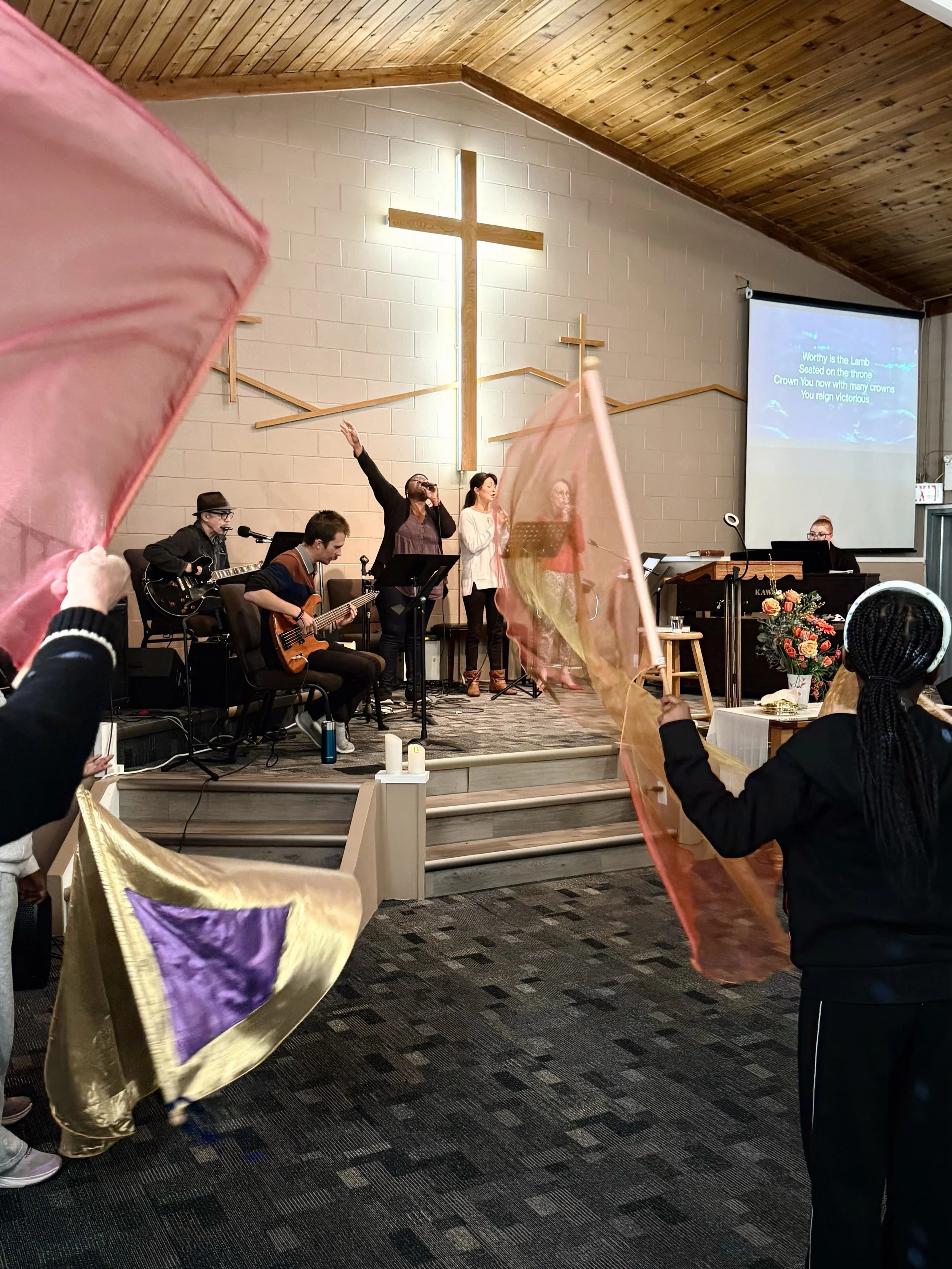There&rsquo;s something special about worshipping together. Voices lifted, hands raised, and hearts focused on Jesus. 🙌🧡

Come be part of it with us Sundays at 10:30am in Bowness, NW Calgary, or join us online on Zoom.

FOLLOW for more! Christian i