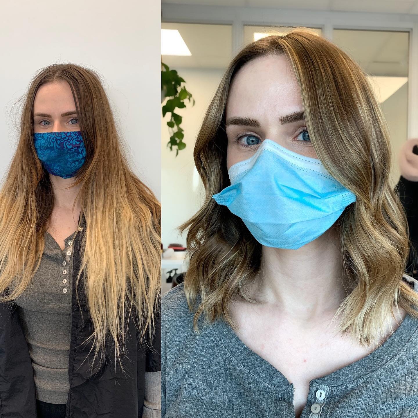 Major hair refresh! ✨⁣
⁣
I have been getting a ton of people coming in for BIG chops lately. I love that feeling of releasing the old and embracing the new. ⁣
⁣
Anyone else going to do a major haircut this year?⁣
⁣
⁣
⁣
⁣
⁣
⁣
⁣
#yyc #yychair #calgaryh