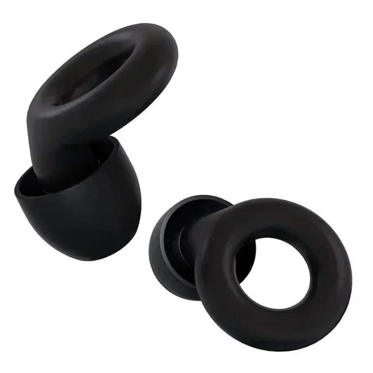 Black Loop earplugs—sensory-friendly tool for sound sensitivity, reducing overwhelm, and supporting calm focus in daily life.