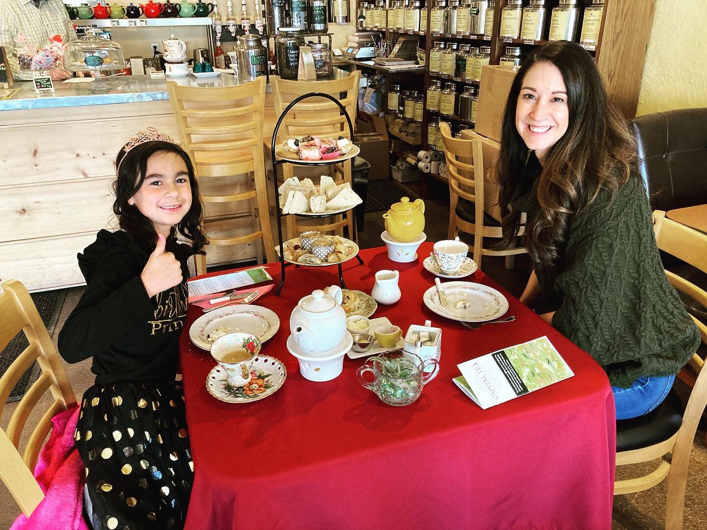It was our pleasure serving this very special Birthday Princess and her mother Afternoon Tea.  The Princess even managed to keep her pretty pink tiara on the entire visit. Bravo! 
.
.
.
.
.
.
.
.
.
#capitalteadenver #afternoonteadenver #highteadenver