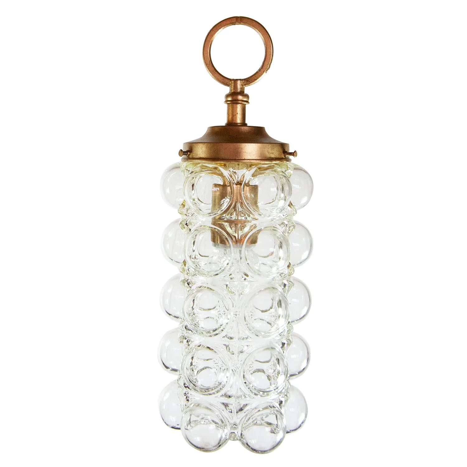 Vintage German Bubble Glass Pendants
