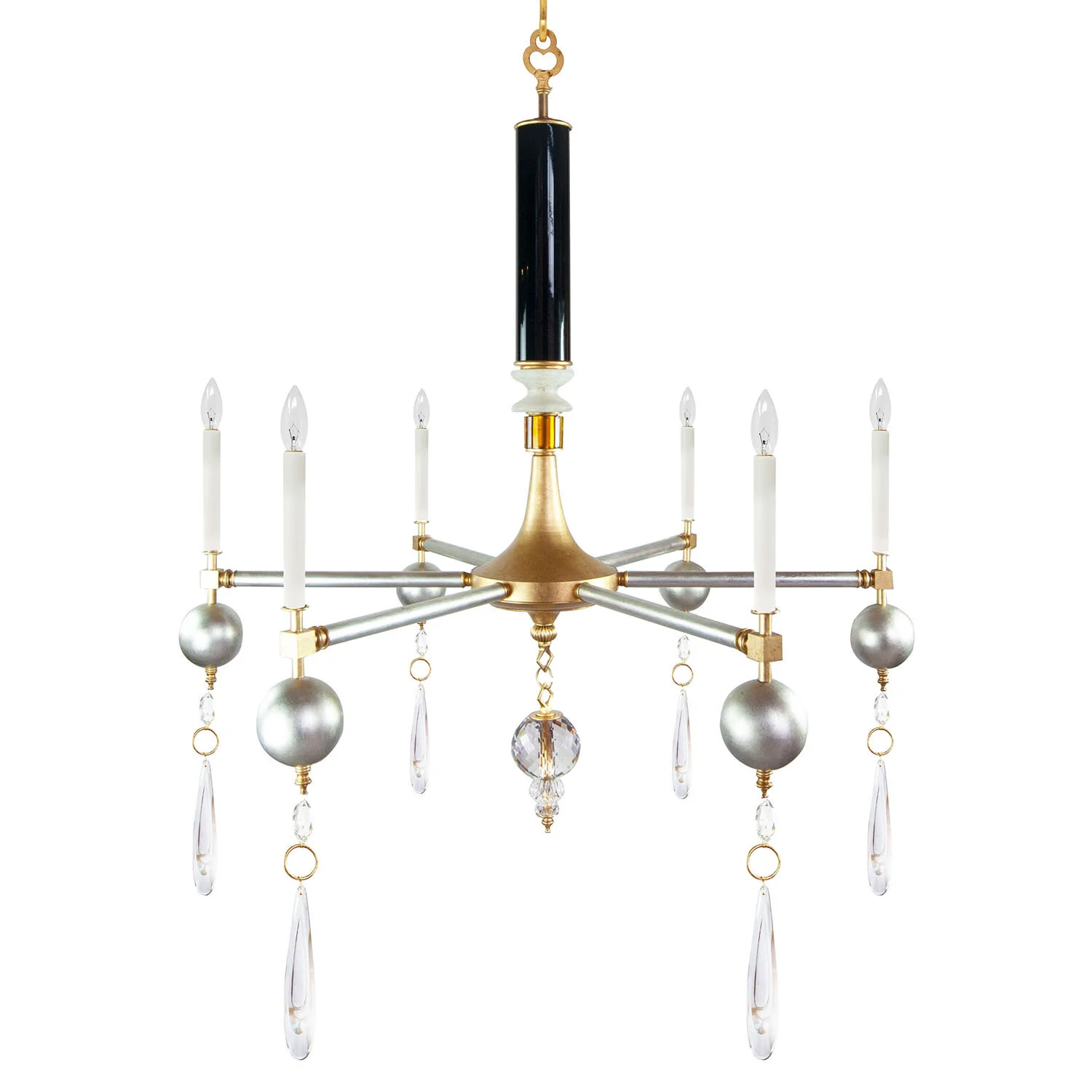 Etta with Vintage Black Murano Glass