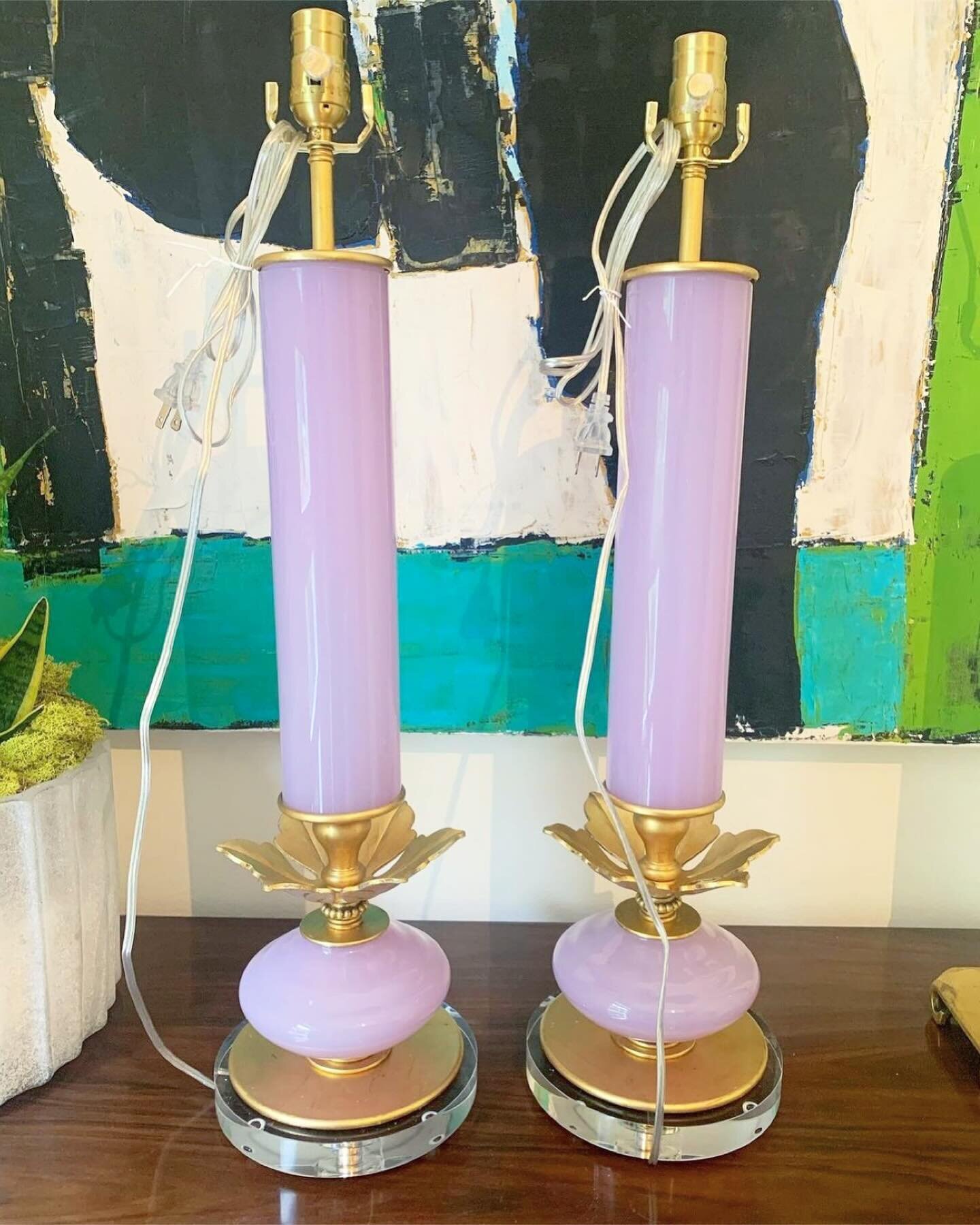 We took a small break from the studio for the holidays and we are back! Our most loved lamps in 2023! 🤍 We are so excited to show you all what we have in glass this year! 🤩 #raleighinteriors #louisegaskilllighting
