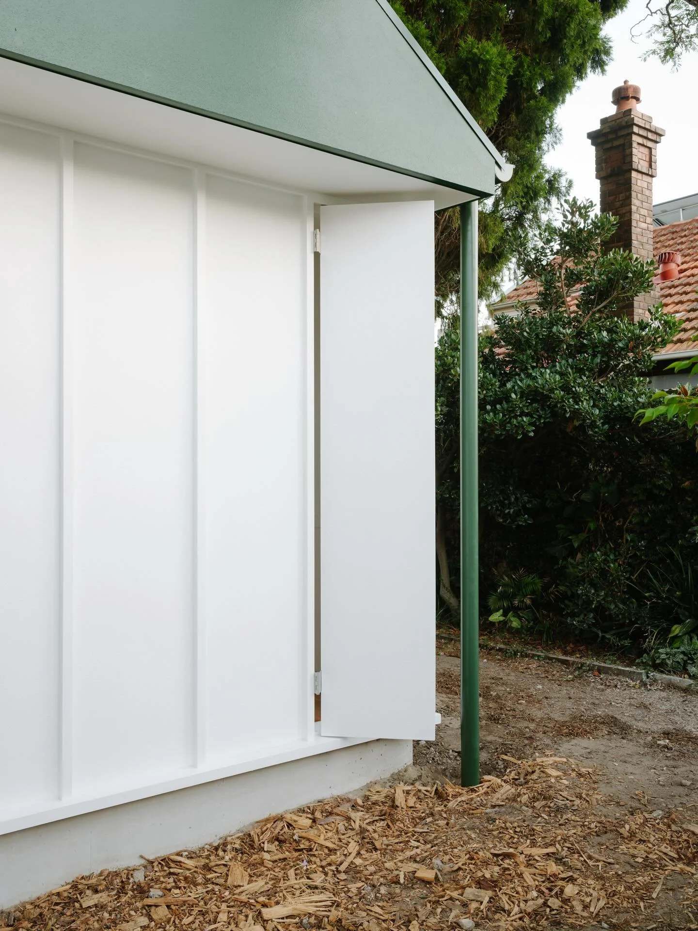 A discreet ventilation panel opens to the future garden

@architect.george 
@hamishmcintosh