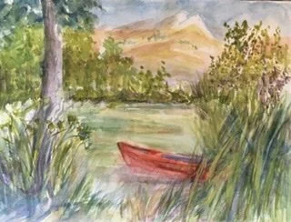 Red Canoe - Paula Mackrow