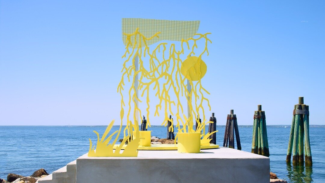 Rachelle Dang
𝘾𝙝𝙤𝙧𝙪𝙨
2023
12 x 9 x 9 ft
painted aluminum

Fabricated by VAF in 2023. Commissioned by Lighthouse Works for Fishers Island, May - December 2023.