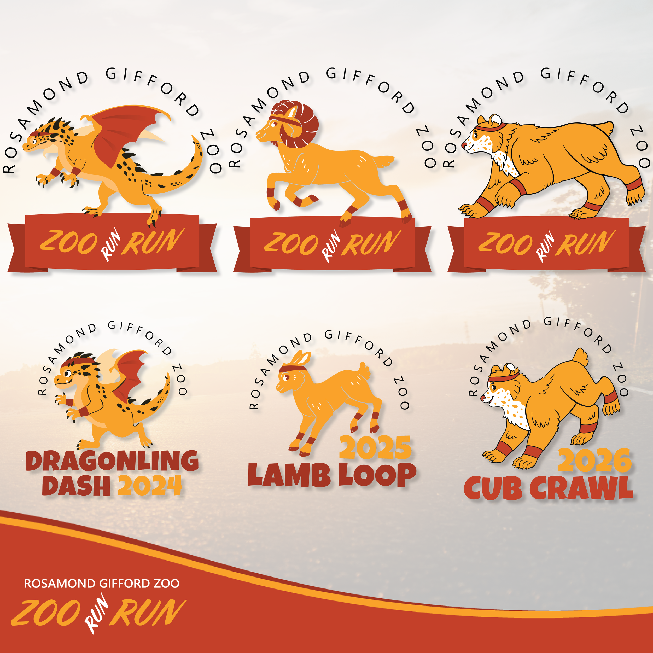 Zoo Run Run Logos