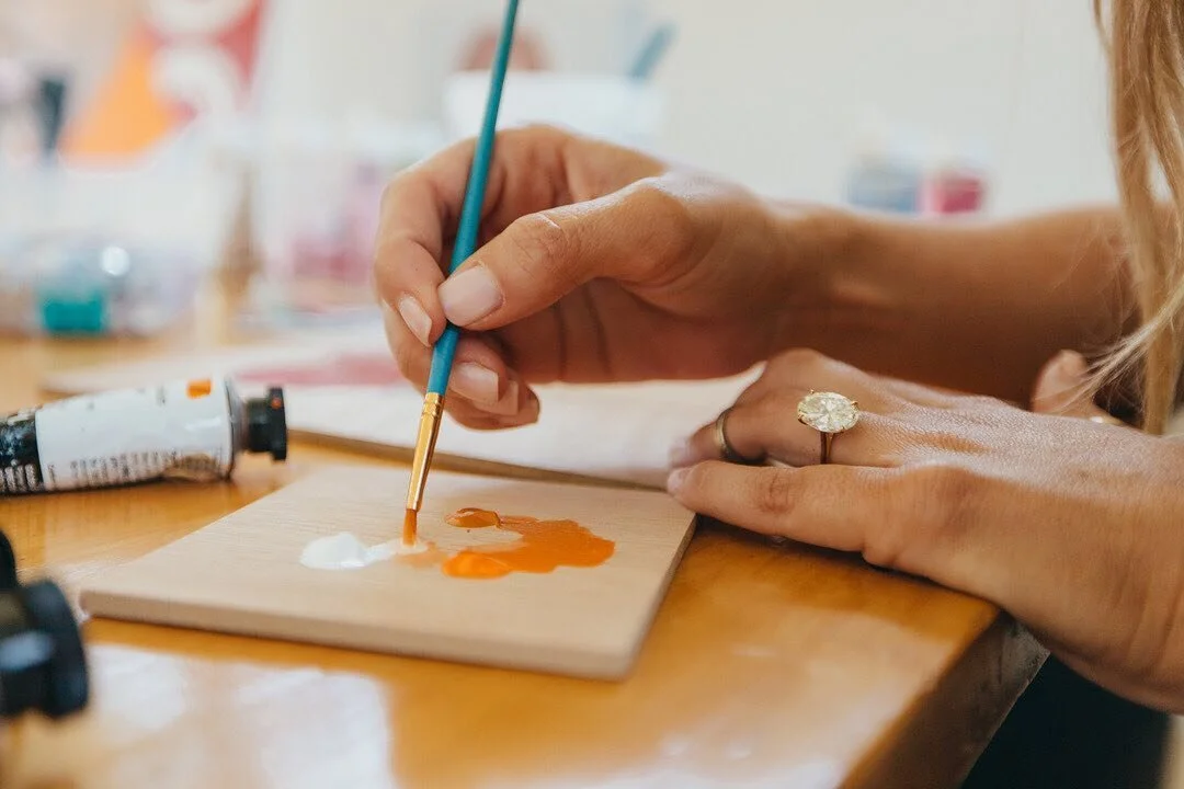 FUN FACT
I have been immersed in art since I could move but I had never been big into painting because I didn&rsquo;t think I was good enough. Now I find myself surprising myself every time I pick up a paint brush. It never gets old seeing what our m