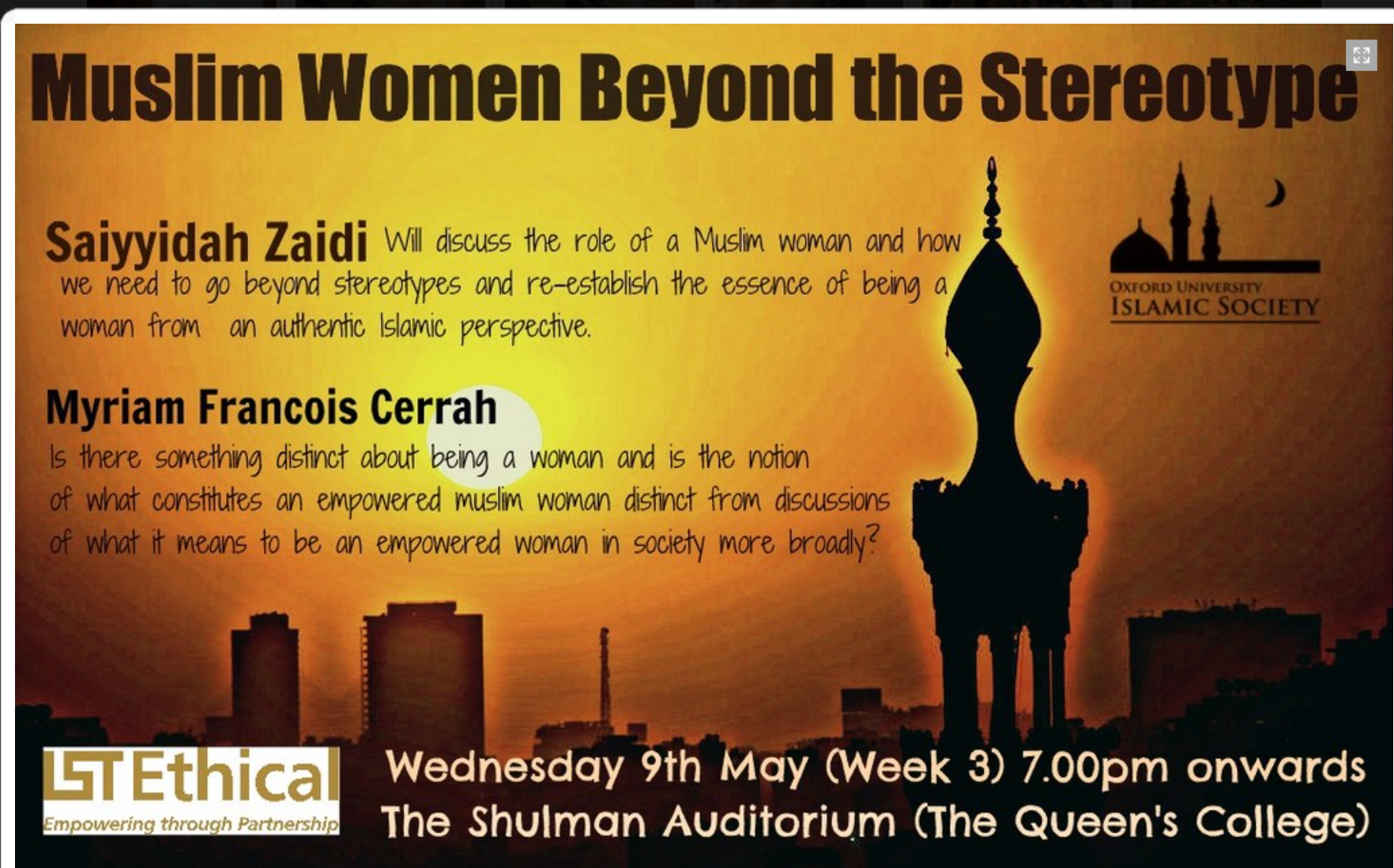 Beyond The Stereotype: An event organised by Katerina Nordin, challenging the stereotype of Muslim women
