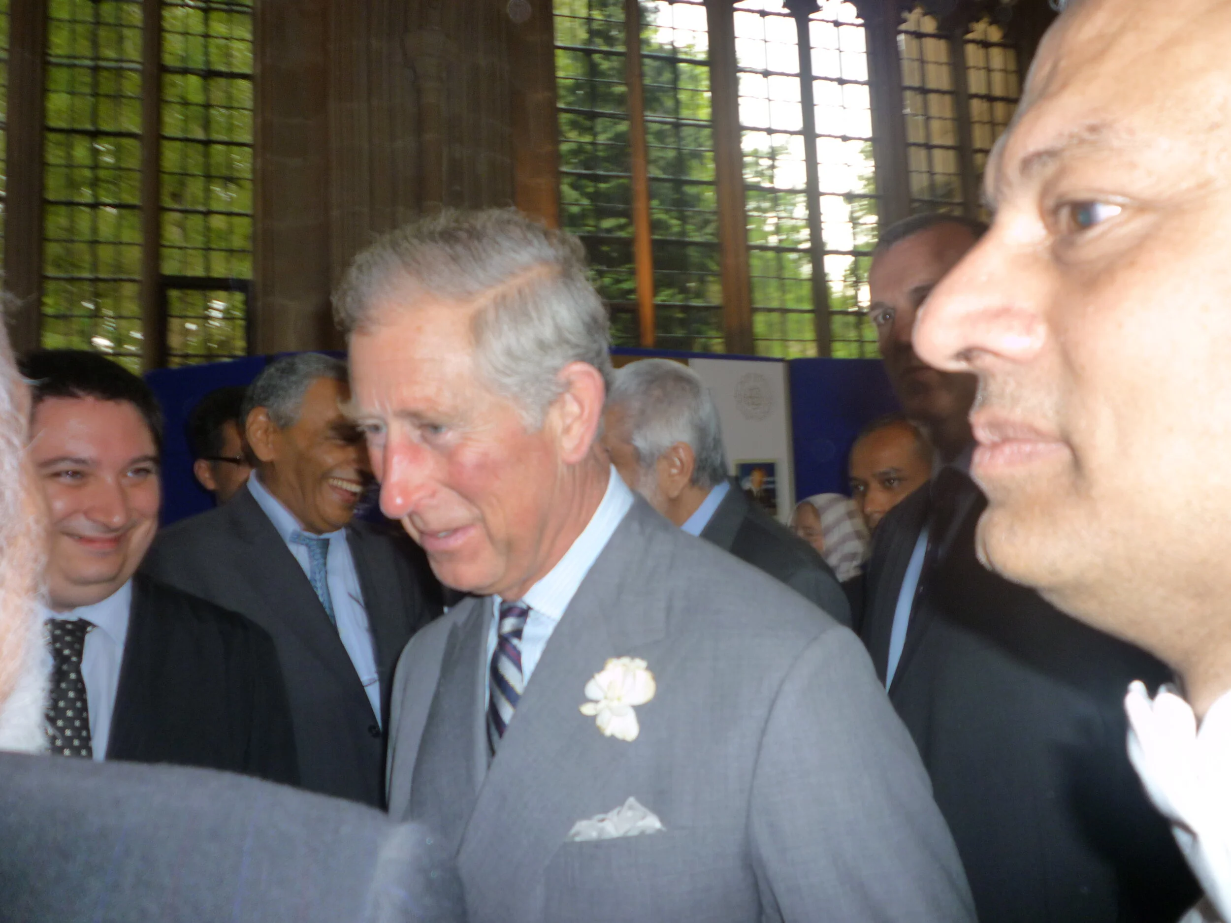 Prince Charles visits Oxford for planning of the new OCIS building