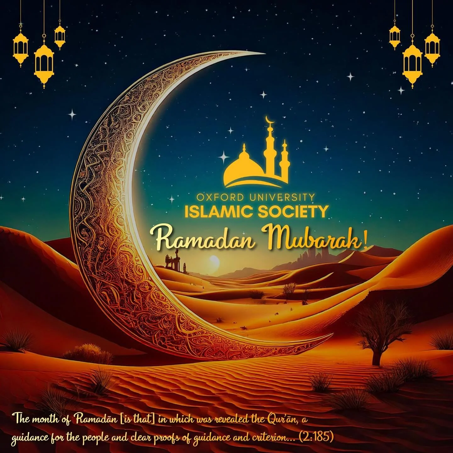 As-salamu ʿalaykum
By the grace and mercy of Allah, we are blessed to witness another beautiful Ramadan. The Oxford University Islamic Society is delighted to announce that we will be hosting free iftars and Taraweeh prayers every night throughout t