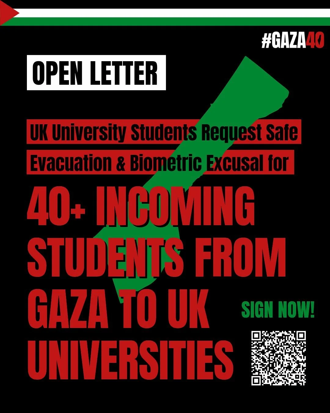 🚨 URGENT OPEN LETTER: UK UNIVERSITY STUDENTS DEMAND JUSTICE FOR PALESTINIAN STUDENTS 🚨
More than 40 Palestinian students with full scholarships to UK universities are currently trapped in Gaza. Their dreams have been blocked by a single bureaucrat