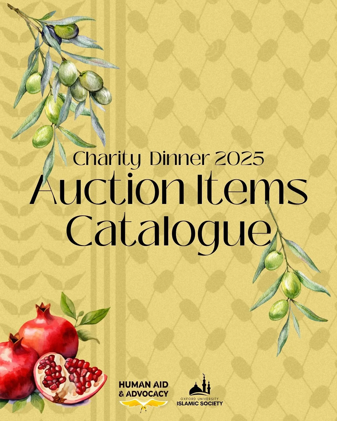 Asalamualaikum, ahead of our auction dinner tonight, we are very glad to present some of the items for this evening.

Jazakallah khair for all of our lovely donors for making this possible, as well as those special guests we will be seeing tonight. M